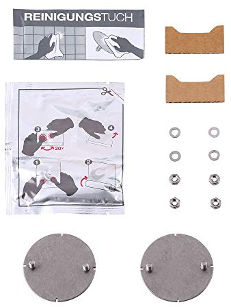 KEUCO Klebe-Set Typ 2 für ausgewählte Bad-Accessoires, Brausestangen oder Brause-Sets, kleben statt bohren, Badezimmer oder Gäste-WC