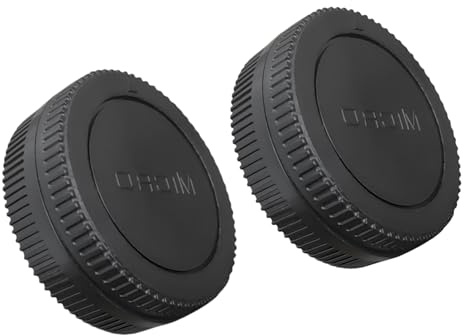 M4/3 Body Cap&Camera Rear Lens Cover Compatible for Olympus and for Panasonic BMPCC Micro Four Thirds MFT M4/3 Mount Lens Such as E-M1 II E-M5 Pen-F E-PL9 G9 GH5 G80 G85 GX8(2pcs)