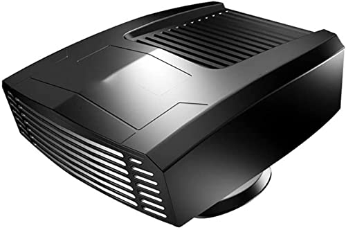 Winter Auto Heizlüfter, 2 IN 1 Tragbare Auto-Heizung, 12 V Schnellheizung Entfroster Demister, der in Zigarettenanzünder eingesteckt Wird, Heiz- und Kühllüfter für SUV Truck Van (Schwarz-12V 150W)
