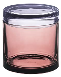 REMEMBER Glasdose S rot/lila - 1 L - Lebensmittelecht, Handarbeit