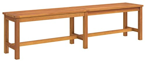 vidaXL Gartenbank 180x35x45 cm Massivholz Akazie
