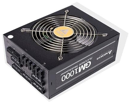 MIDTY PSU para GM-1000 80plus Platinum Silent Power Supply Fuente de alimentación de conmutación 1000W GPS-1000DB A