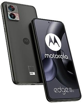 Motorola edge 30 Neo (8/256 GB, Display 6.3 120Hz pOLED FHD+, 5G, Doppia fotocamera 64MP, Qualcomm Snapdragon 695, batteria 4020 mAh 68W, Dual SIM, Android 12, Cover Inclusa), Black Onyx