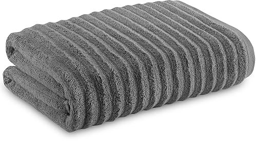 Towelogy Bamboo Extra Large Hand Towels 1-Pack -70x120 cm Premium Quality Soft and Absorbent Towels for Hotel Spa Bathroom | EKO-TEX CERTIFIED (1, Charcoal)