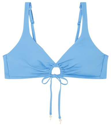 Women' Secret, Mujer, Top Bikini Alta Capacidad Halter Azul, Dream Blue, 90D