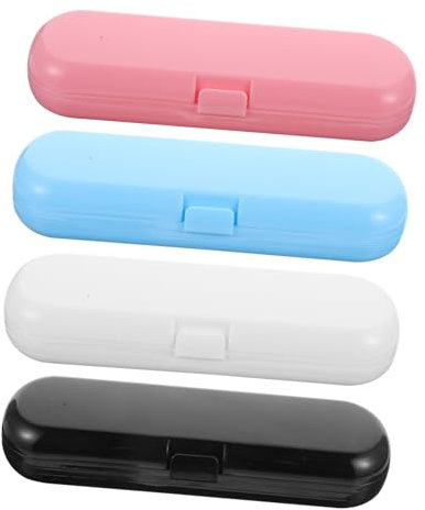 Ipetboom 4stücke Zahnbürstenbox Für Elektrische Zahnbürsten Mit Schnalle Organizer Für Zahnbürsten Lagerung Box Etui Für Im Freien