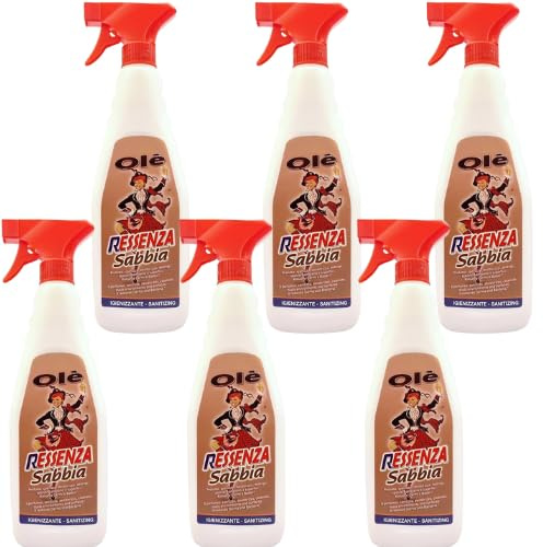 OLè - OLE RESSENZA SPRAY DETERGENTE PROFUMAZIONE RESSENZA SABBIA 6PZ DA 750ML