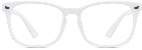 GQUEEN Fake Brille Ohne Stärke Damen Herren Nerdbrille UV400,PE2