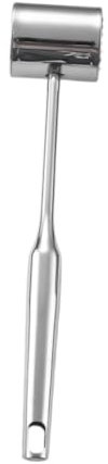 perfk Küche Maleet Food Hammer Beef Steak Hammer Edelstahl Fleisch Hammer Fleisch Tenderizer Mallet Mallet, Stahlgriff