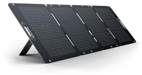 VARTA VS200 200W Solar Panel, Tragbares Solarmodul für Power Station VP500, Wetterfest (IP67), Faltbares Solarpanel mit verstellbaren Ständern, MC4 Anschluss für Mobile Powerstations, Notstrom für Zuh