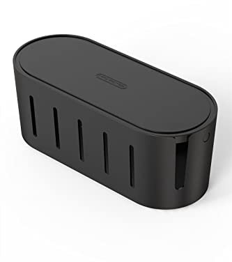 NSTVVEE Kabelaufbewahrung Wandmontierte Kabelmanagementbox mit Kindersicherung TV-Computer-Kabelmanagementgerät Geeignet zum Verbergen der Stromversorgungsplatine und der Kabelmanagementbo