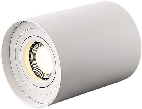 Proyector COB blanco regulable CRI90 de ahorro de energía, lámpara de techo LED ultra brillante montada en superficie para el hogar (4000 K, 8 W)