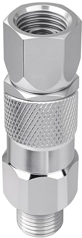 244515 1/4 Straight Hose Swivel, 360° Swivel Joint, 3000 PSI for Graco Magnum Paint Sprayers and Spray Gun