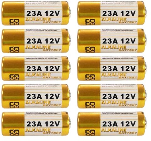 Piles alcalines 12 V A23 haute énergie pour jouet pour télécommandes de sécurité