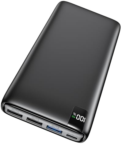 Hiluckey Power Bank 20000mAh Portable Charger 22.5W Fast Charging External Battery Pack USB C Mobile Phone Charger Compatible with Smartphone Tablet