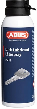 ABUS Care spray PS88 - grease-free lubricant for door cylinders, car locks, tools - against wear and squeaking - 50 ml