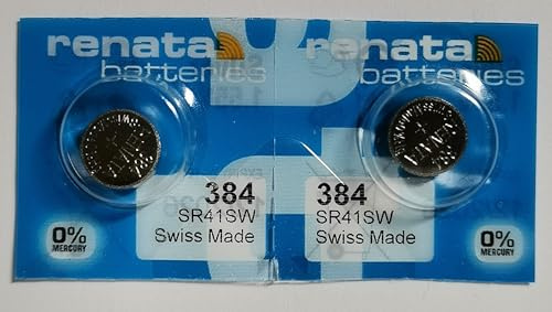 Renata Batterie 384 SR41SW, 2 Stück