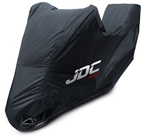 JDC Cubierta Impermeable De La Motocicleta - Negro - Rain - XXL Baúl