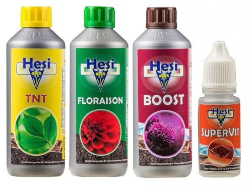 Basic pack engrais HESI terre 3 x 1 litre + Super Vit