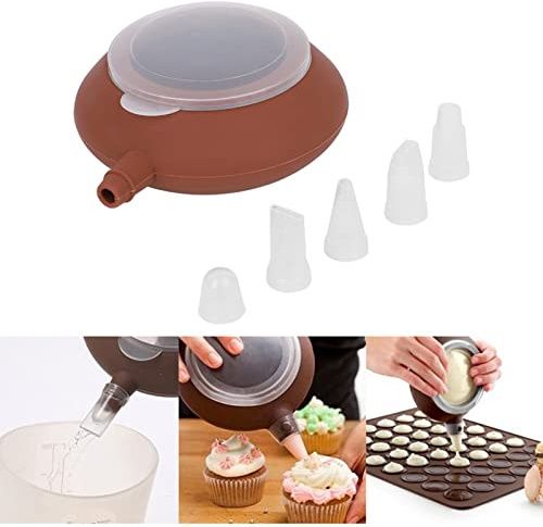 Macaron-Silikon-Backmatten, 1 Stück, Große Silikon-Macaron-Form, Topf, Backen, Dekorieren, Gebäck, Creme, Kuchen, Düsenwerkzeug