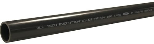 Tubo de PVC a presión – Interplast – 2 m – Ø 40 mm