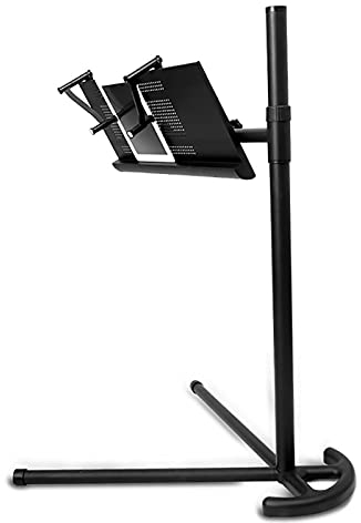 Leseregal, bodenstehend zum Lesen, Teleskop-Heben, hängendes mobiles Bett, Liegen und Spielen am Computer, Notebook-Buchständer, Faltbarer Notenständer (Keine Lampe)