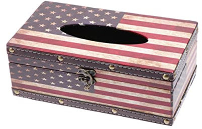 IMIKEYA British Style Tissue Box Napkin Holder Creative Paper Box for Restaurant Lids