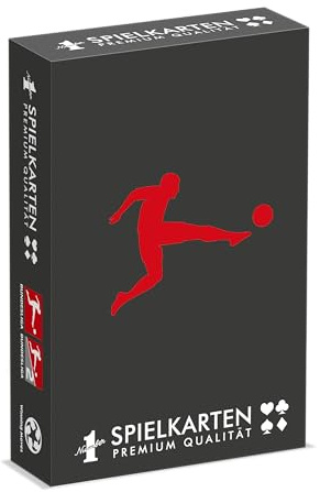 Winning Moves – Nummer 1 spelkort – Bundesliga Edition – fotbollskort – ålder 6 – tyska