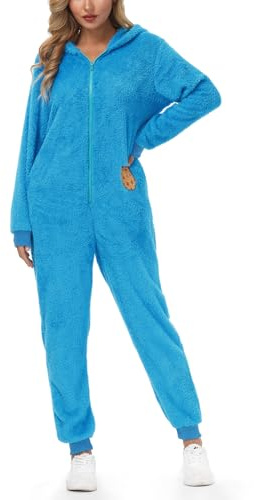 For G and PL Erwachsene Animal Kostüm Jumpsuit Onesie Pyjama Tier Overall Schlafanzug S-XXL