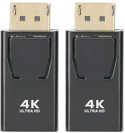 2PCS 4Kx2K Displayport macho a HDMI adaptador hembra convertidor HDTV PC ordenador