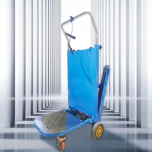 Generisch Elektrischer Treppensteiger-Handwagen Tragbar Multifunktional BüRstenloser Raupen-Treppensteiger Aus Reinem Kupfer Schwerlast-Plattformwagen Flachwagen-Handwagen