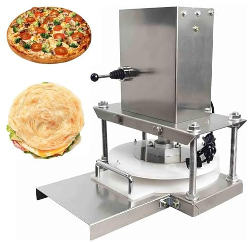 Macchina elettrica per la pressatura dell'impasto per pizza, sfogliatrice commerciale per pasta, macchina per la produzione di pasta per pizza, macchina per la produzione di tortilla, macchina per l