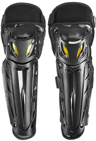 Ginocchiere regolabili per moto da cross, protezioni per le gambe riutilizzabili, attrezzatura da corsa leggera per attività all'aperto, avventura