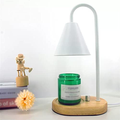 da da scrivania con scaldacandele, bruciatore di Cera per Interni, da da Illuminazione per Interni retrò, Decorazione per la casa (Colore: C, Dimensioni (C Come Mostra L'Immagine)