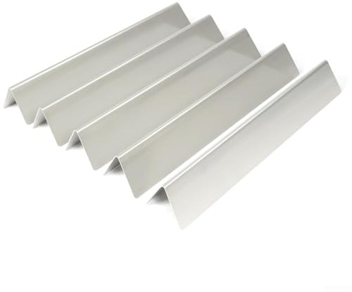 Solaughguy Acciaio Inox Per Flavorizer Per Barre per Griglie a Gas Weber Serie 300, Piastre Riscaldanti di Ricambio per E-310 S-320 2013-2017, 5 Pezzi Grill