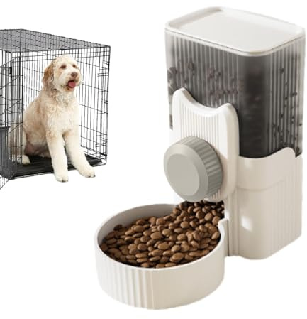 Dispensador de Comida para Conejos - s para Conejos para Jaulas,Automático para Jaula Cachorro, Cobaya, Hurón, Erizo, Gato, Chinchilla