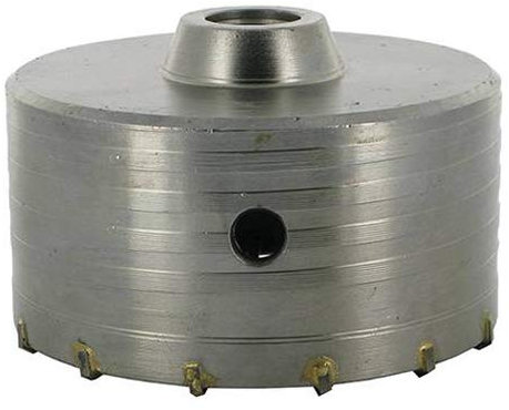 PRO 115mm (4.53”) Heavy Duty TCT Core Drill Hole Cutter Bit, ½” Arbor Connection for Power Drills & SDS – Masonry Concrete Stone, Builders, Brick Blocks - Loops