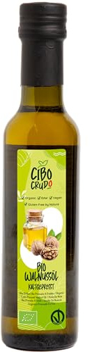 Walnussöl Bio Kaltgepresst Nativ - 250 ml | Unraffiniertes Walnussöl in Lebensmittelqualität | Reich an Omega-3 & Antioxidantien | Ideal für Küche, Kosmetik & Gesichtspflege