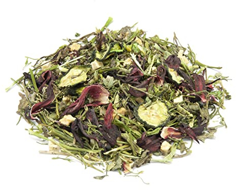 Mr. Crumble Koriandersalat Struktur-Futter mit Koriander, Hibiskus und Apfel für Kaninchen Meerschweinchen und andere Nager 1 kg