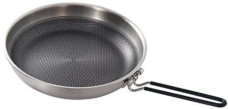 huanzhi 1 Pièce Camping BBQ Poêle à Frire Cuisinière à Induction Cuisinière à Gaz Wok Pliant