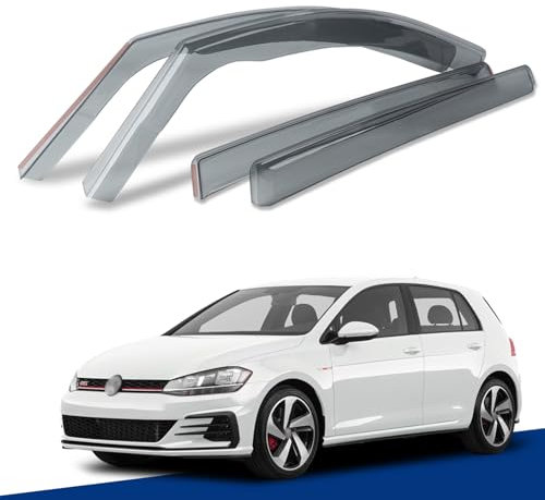 autozen Windabweiser Autofenster, Windabweiser für VW Golf MK7 Schrägheck 5-türig 2012-2020