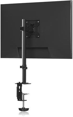 Monitor Halterung für 13-30 Zoll Bildschirme bis 9 kg, Verstellbare Monitorhalterung, Bildschirmhalterung Neigbar, Schwenkbar, Drehbar VESA 75 x 75 mm/100 x 100 mm