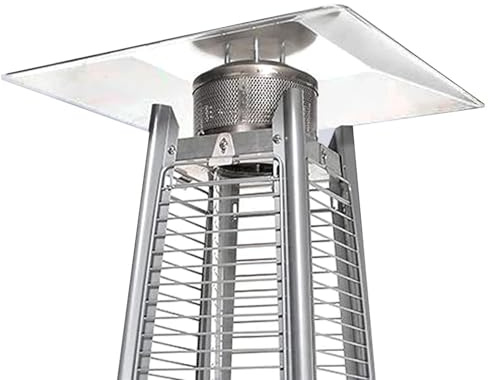 Panneau réflecteur de chaleur | Chauffage extérieur carré de rechange | Couvercle supérieur de chauffage | Top pour verre, tube, éviter, se pencher, casser pour radiateurs à 4 côtés