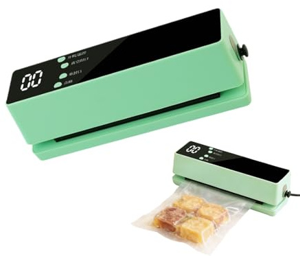 Pruojhw Envasadoras Al Vacío,Conservador de Alimentos Manual | Almacenamiento de Alimentos al Vacío - Para El Hogar, El Viaje, Frutas, Carnes, Quesos, Ensaladas, Mujeres Y Chefs