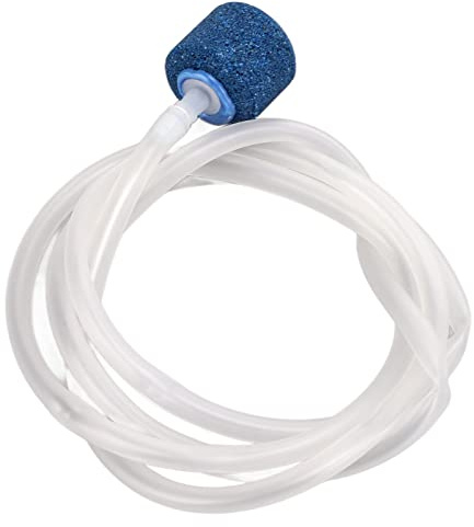 RASTKY Piedra de Burbujas para Pecera con Manguera, Aireador de Material de Primera Calidad, Difusor de Burbujas para Hidropónico, Acuarios de Agua Dulce y Agua de Mar