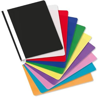 Schnellhefter, PP-Material, farbig sortiert