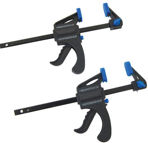 Qty 2-100mm Single Handed Quick Release Trigger G Clamps - Spreader