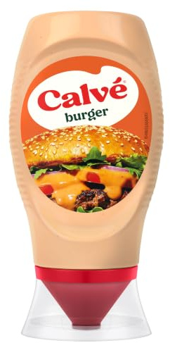 Calvé Salsa Burger, Top Down 250ml, per sandwich e hamburger golosi