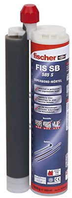 fischer Superbond-Mörtel FIS SB 585 S-1 Stück-Art-Nr. 520526, Grau