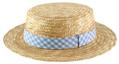 Classic Italy - Boater Kreissäge Strohhut Le Bouchon - Size 49 cm - bleu-Clair